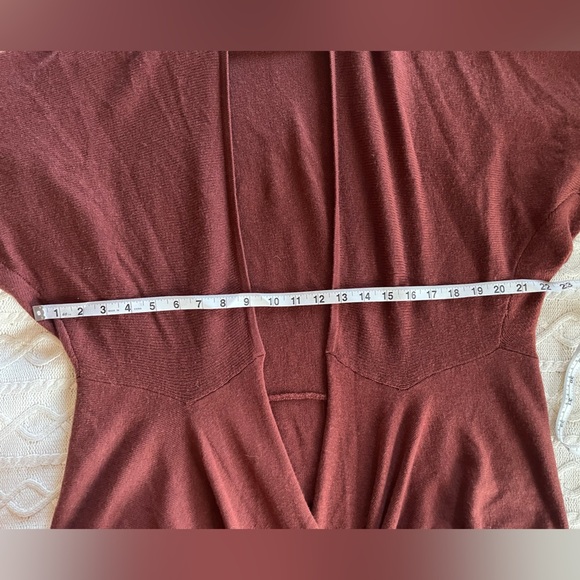 Banana Republic Drop Sleeve Open Tie Front Cardigan Women’s Size Small - Picture 12 of 13